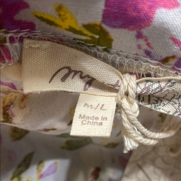 Mystree pink & green Floral Kimono Robe with Belt size m/L - Picture 8 of 10